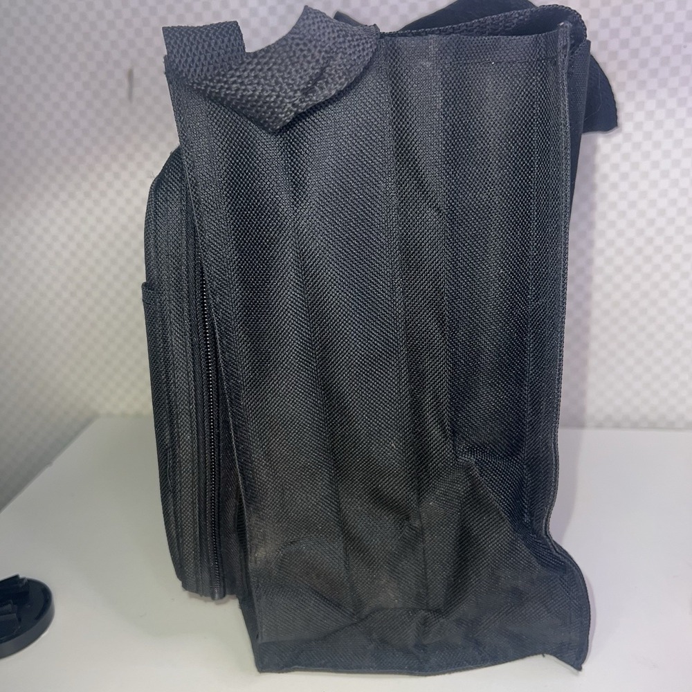 Vintage Lead's Picnic Tote Bag Black At&T Branded Several Pockets And Pouch - Picture 5 of 16